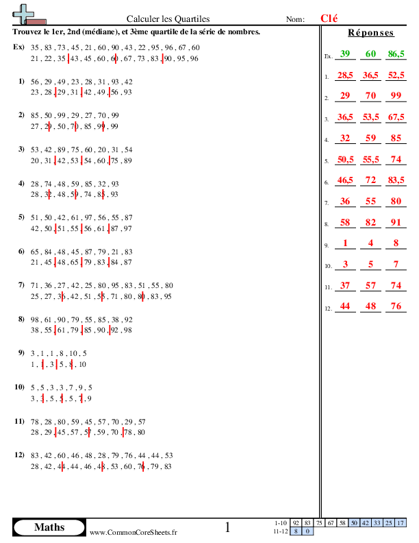  - calculer-des-quartiles worksheet